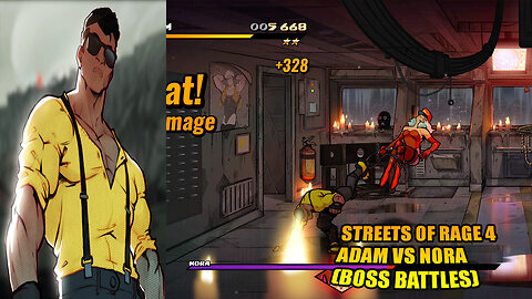 Streets Of Rage 4: Adam Vs Nora (Boss Battle)