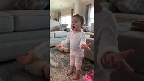 Funny baby with issues