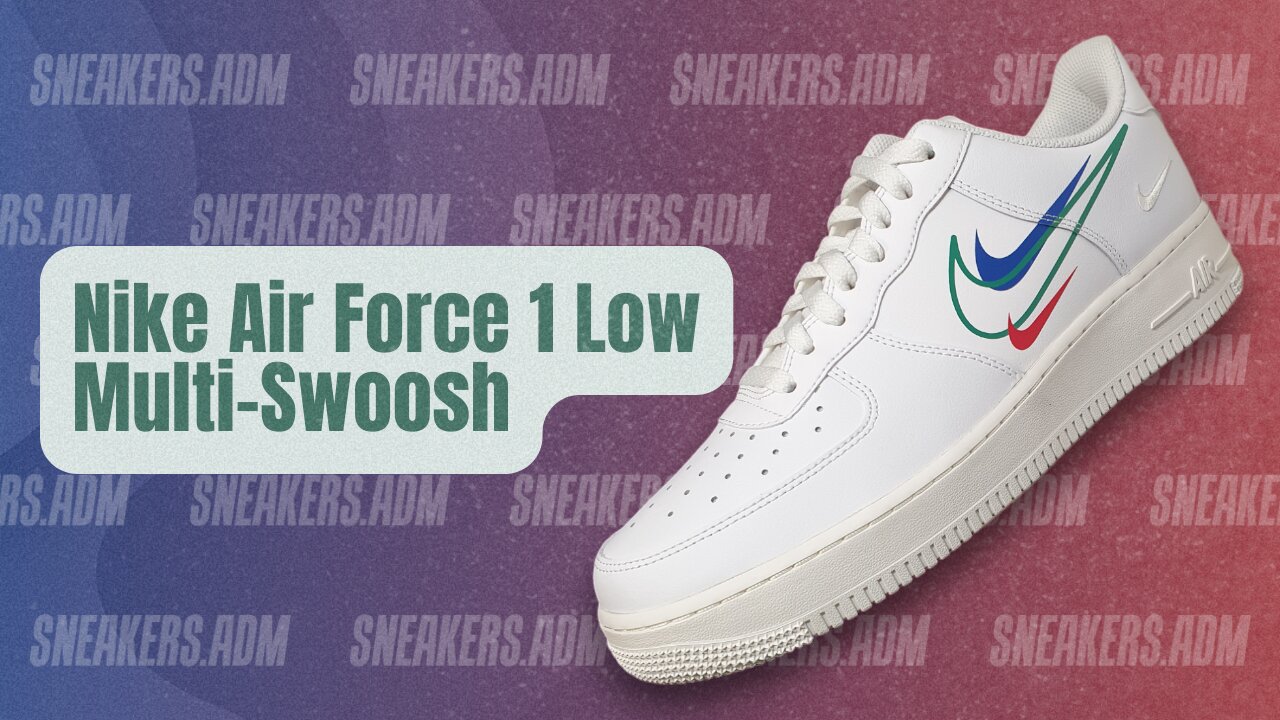 Nike Air Force 1 Low Multi-Swoosh - DM9096-101 - @SneakersADM