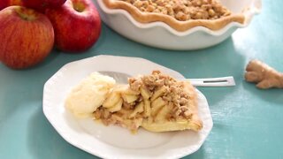 Ginger Apple Pie| At Home with Shay