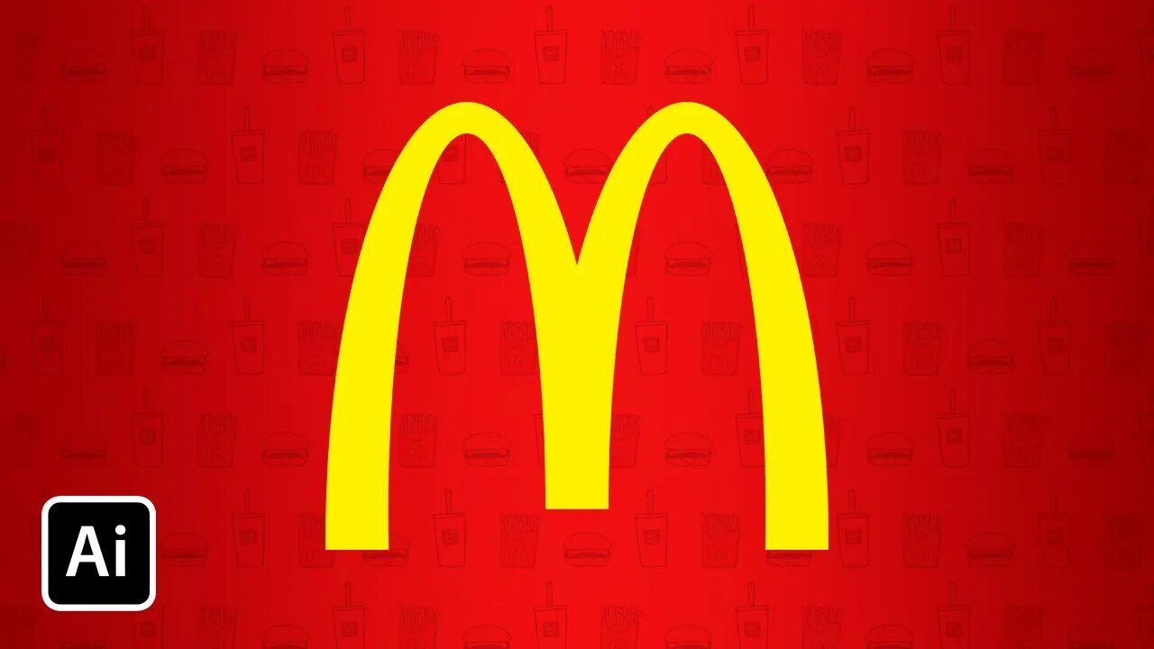 Mcdonald's Logo Design | Adobe Illustrator