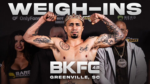 BKFC 42 SOTO vs GOODJOHN WEIGH IN