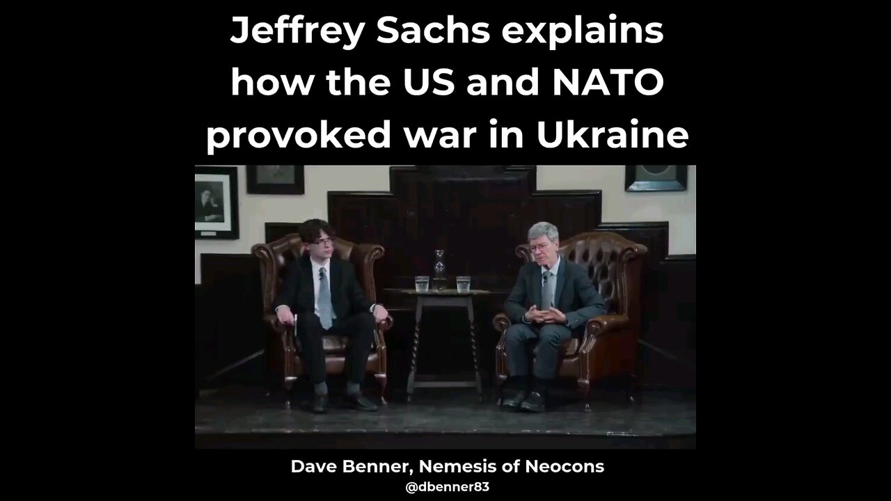 Jeffery Sachs Explains How Western Allies Pushed The Ukraine War