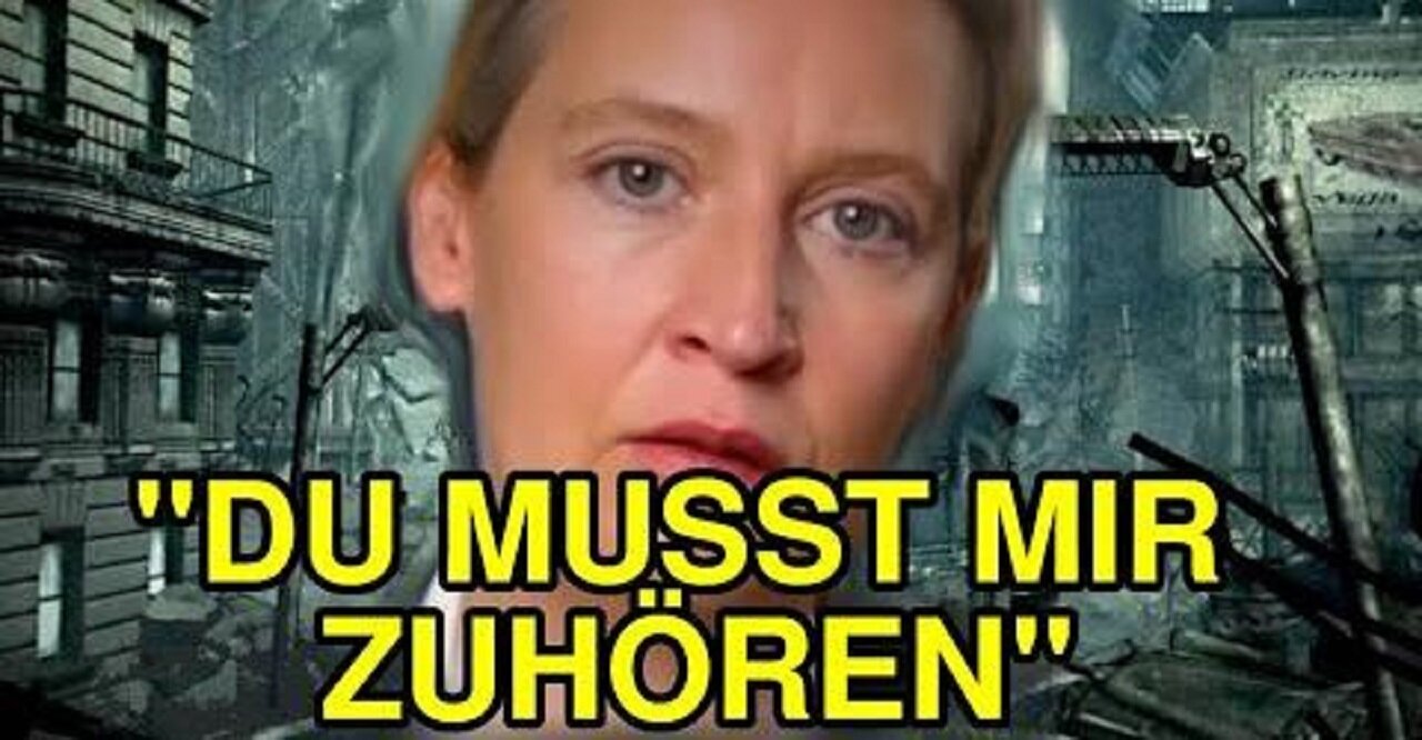 EILMELDUNG: Alice Weidel (AfD) teilt SCHRECKLICHE Nachricht