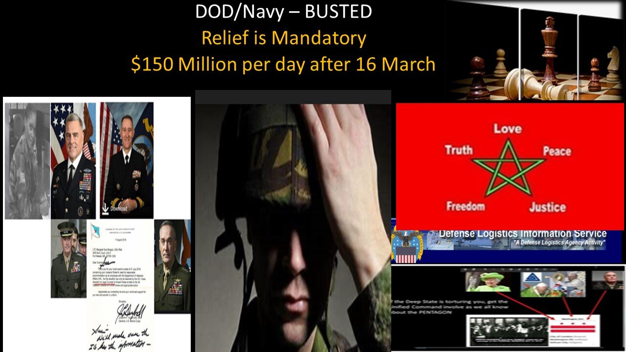 DOD/NAVY BUSTED ABUSING OUR SAILORS - RELEIF IS MANDATORY 150 MILLION PER DAY AFTER 16 MARCH