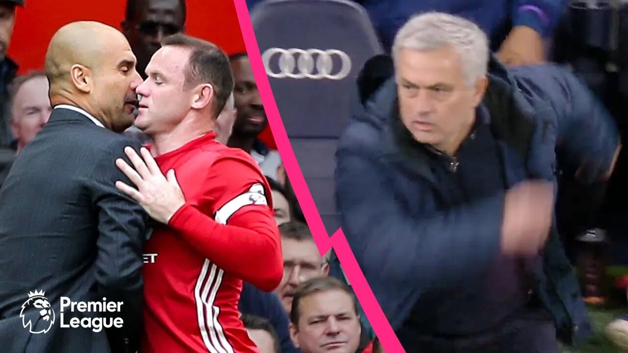 FUNNY & ICONIC Sideline Antics (Part 2) ft. Guardiola & Mourinho | Premier League