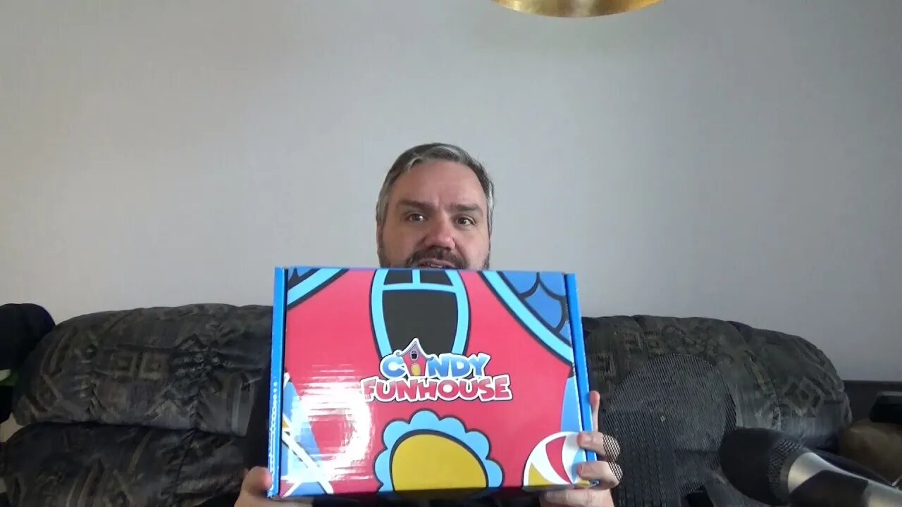 Jay opens and eats the February 2021 Candy Funhouse Subscription box