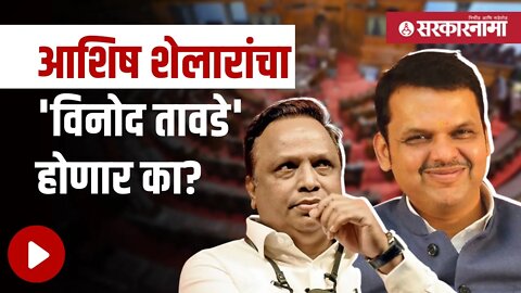 Ashish Shelar | पक्षाच्या नावाखाली राजकीय करिअरला सुरुंग ? | Politics | Maharashtra | Sarkarnama