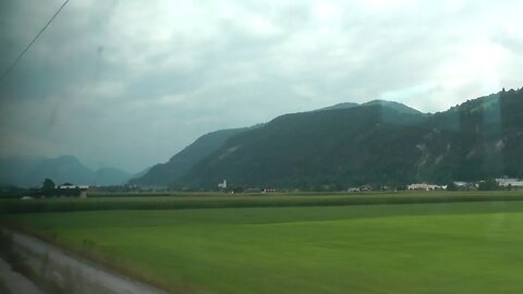Inntal from Railjet window