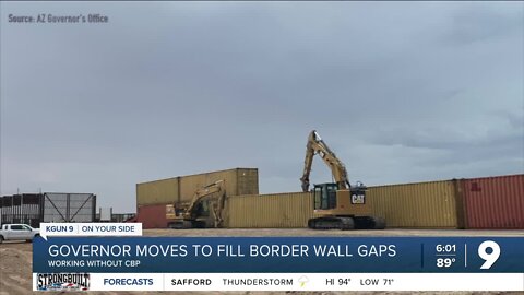 Arizona to close border wall whether Feds like it or not