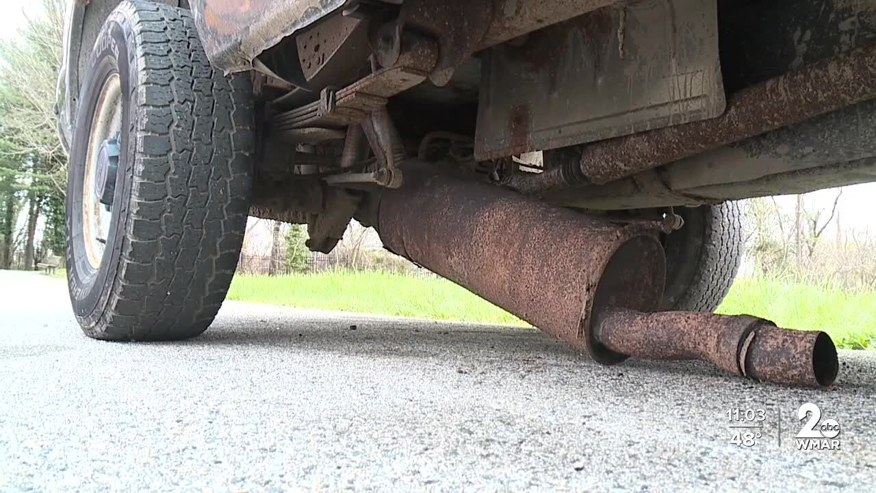 'I knew something wasn't right': Catalytic converter thefts on the rise in Baltimore Co.