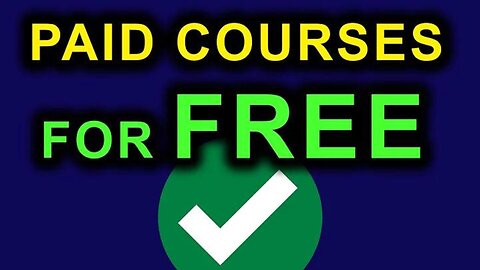 How To Get Online Courses for FREE -🤑(watch me get a $1000 course…)