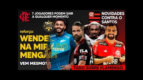 REFORÇO: FLAMENGO MIRA SUBSTITUTO PARA ANDREAS! 7 JOGADORES PODEM SAIR A QUALQUER MOMENTO! NOVIDADES