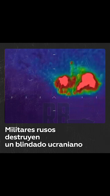 Fuerzas rusas destruyen un vehículo blindado enemigo