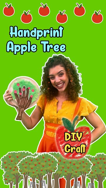 Handprint Apple Tree 🍎✋