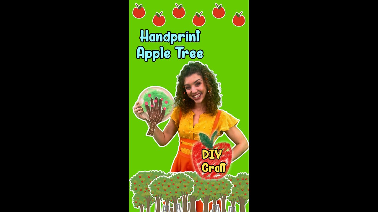 Handprint Apple Tree 🍎✋