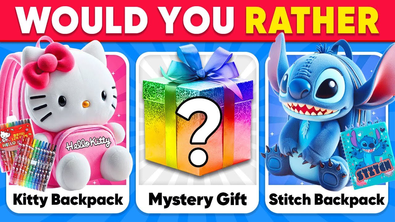 Would You Rather...? MYSTERY Gift Edition 🎒📚✏️ SCHOOL SUPPLIES Edition