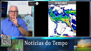 Chuva avanca no RS a partir da Argentina e com tempestades no Sudeste e centro-norte