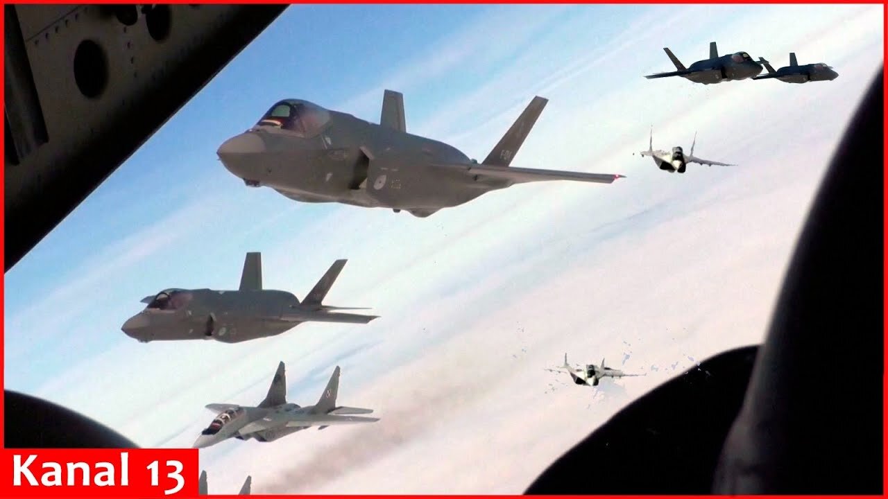 Dutch and Polish jets perform joint NATO air exercise