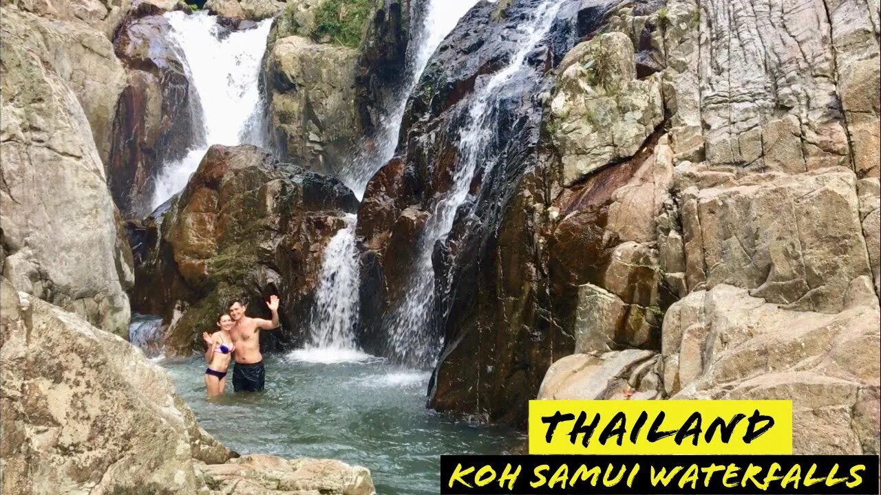 Scooter Ride Koh Samui | Thailand's famous Waterfalls and Rocks | Travel Video Vlog