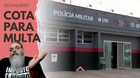 NENHUMA NOVIDADE: POLÍCIA de CIDADE PAULISTA exige COTA de MULTAS para POLICIAIS