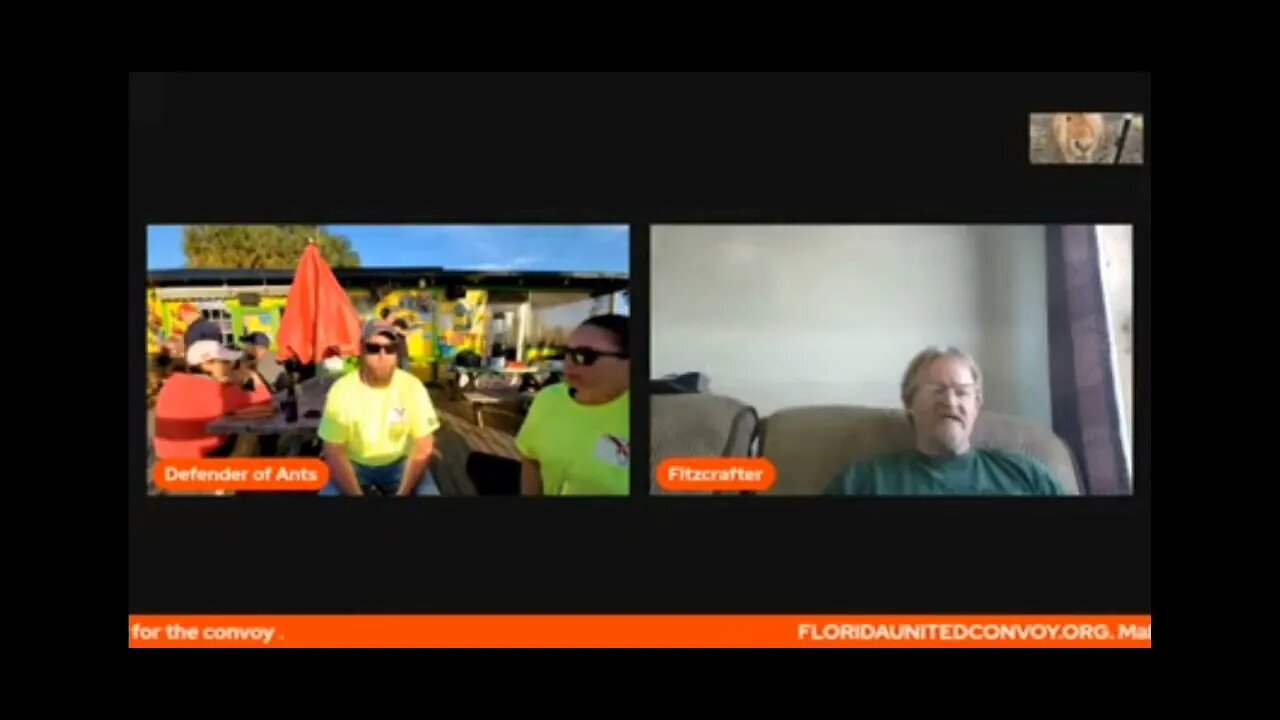 The starting of a real Grass Roots Convoy .....Florida United Convoy , truckers convoy