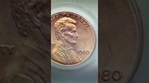 1980 Penny worth hundreds of dollars! #penny #coins #money