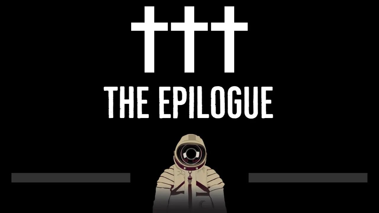 ††† (Crosses) • the epilogue (CC) 🎤 [Karaoke] [Instrumental Lyrics]