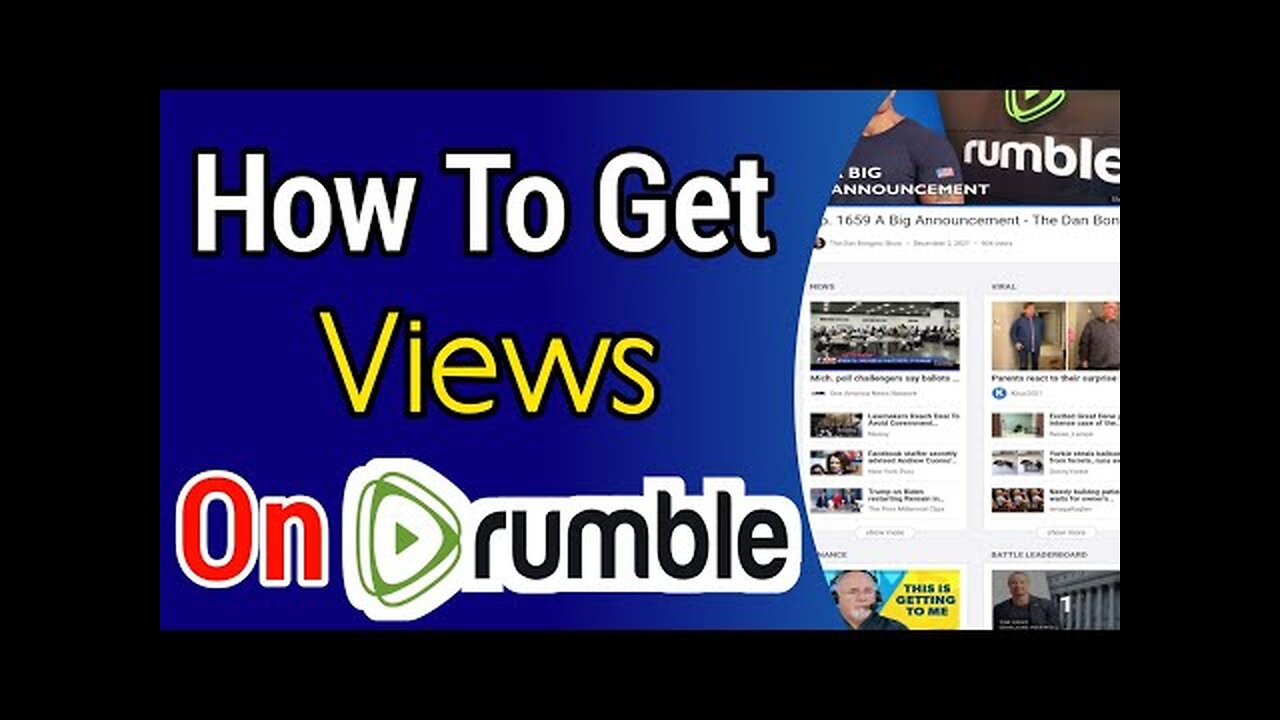 How to get more views on rumble easy tips