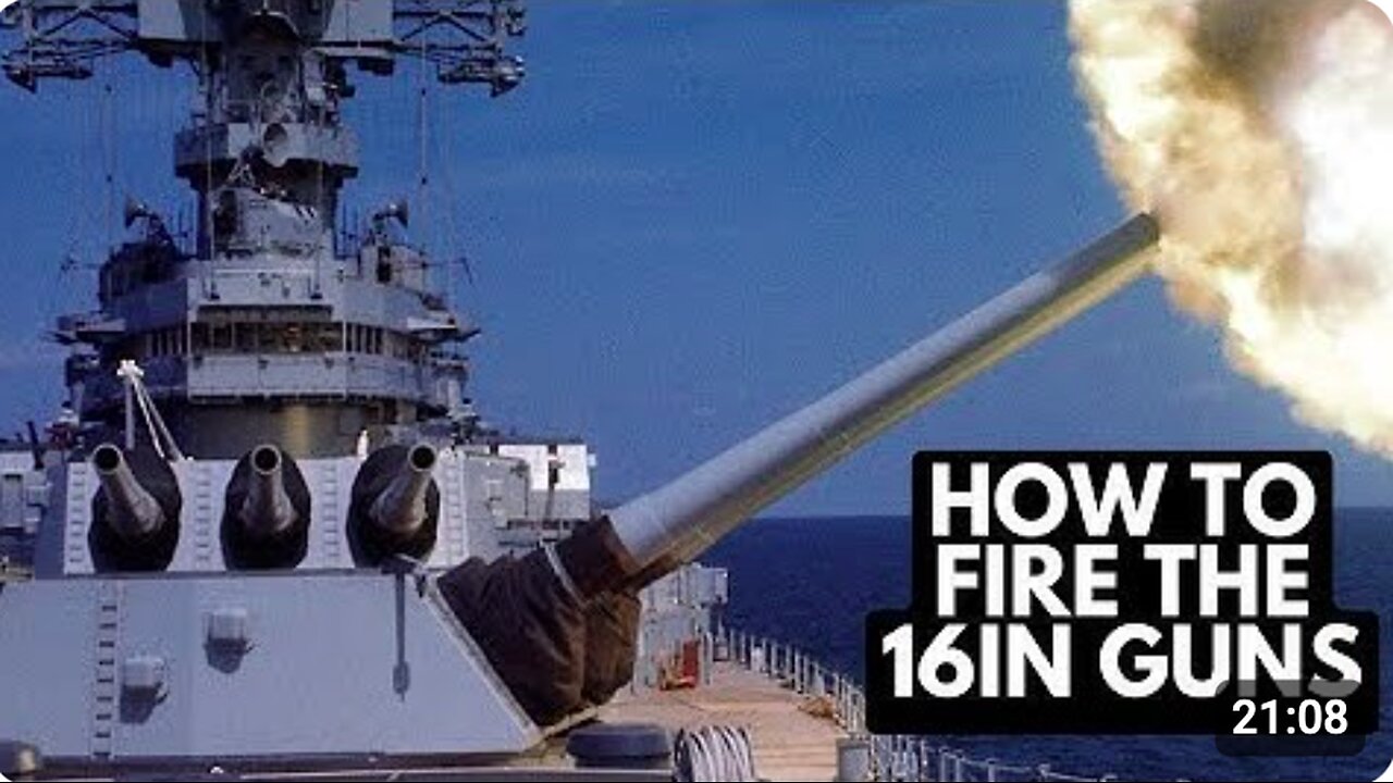 Battleship New Jersey - How To Fire The American Navy’s Largest Gun