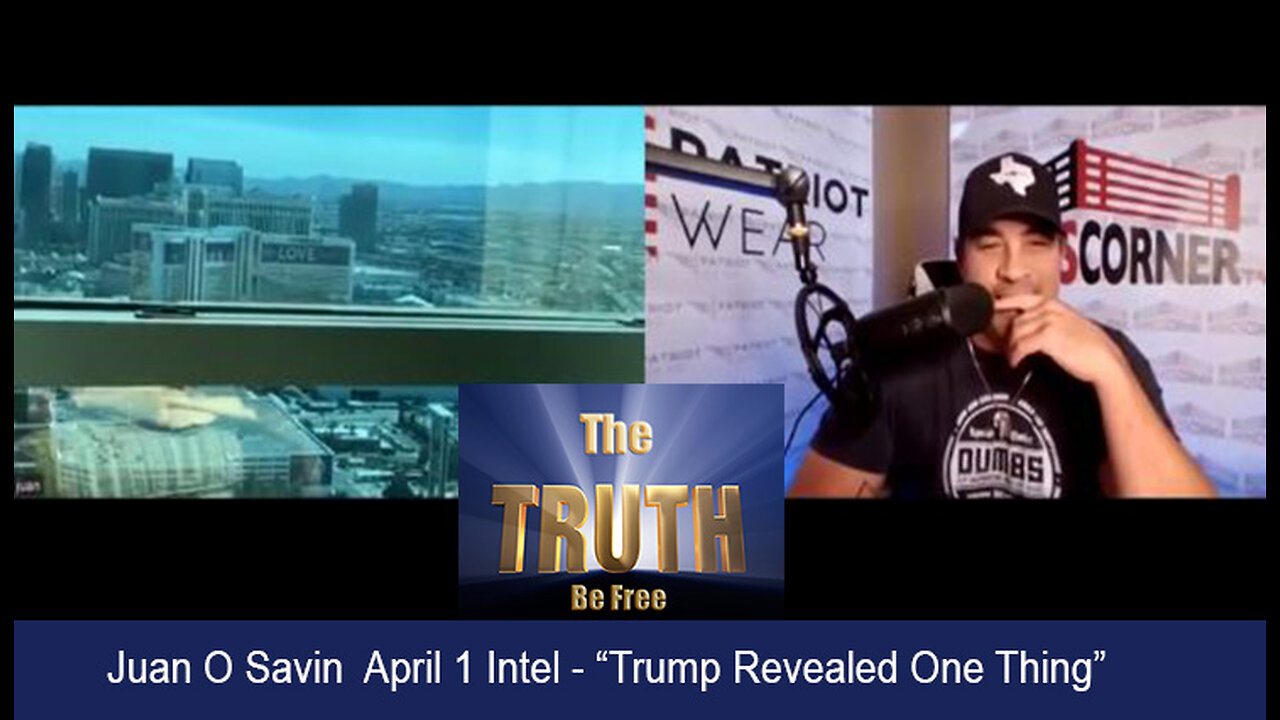 Juan O Savin April 1 Intel - “Trump Revealed One Thing”