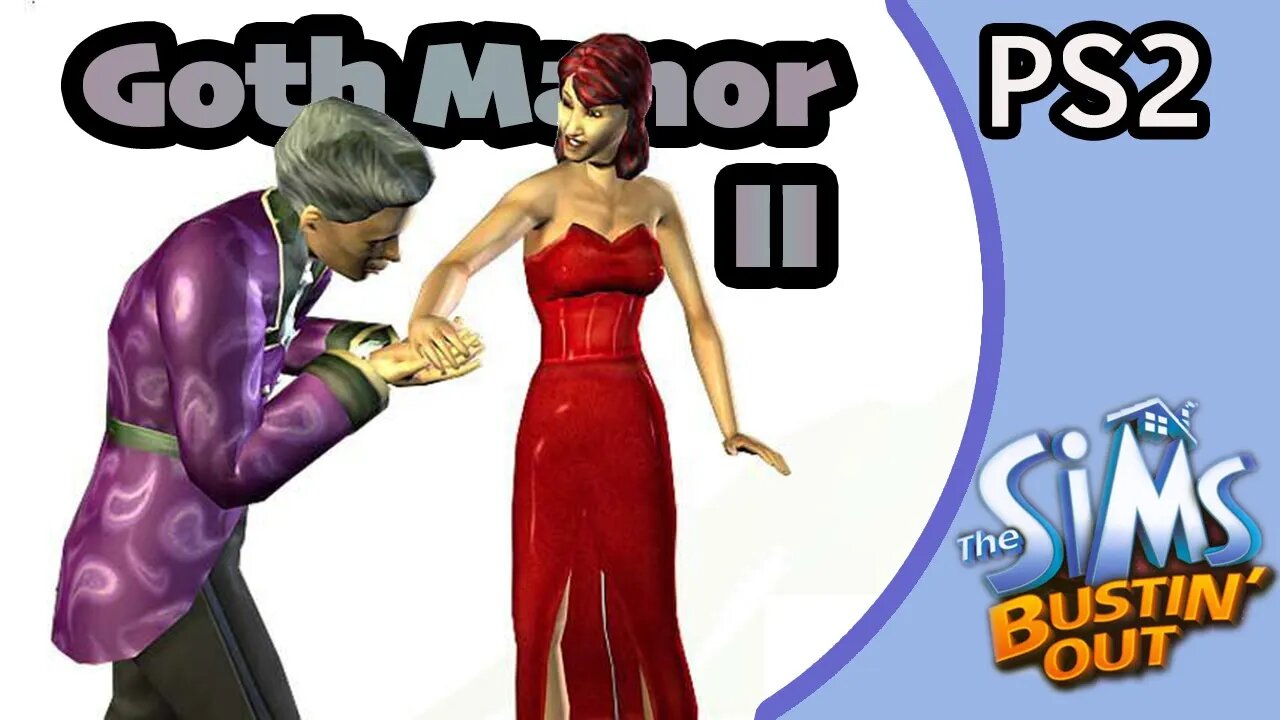 Goth Manor II (04) Sims Bustin' Out [Let's Play the Sims PS2]