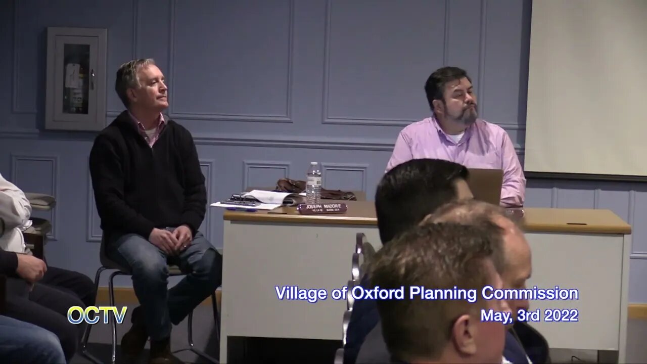 Oxford Planning Commission May, 3rd 2022