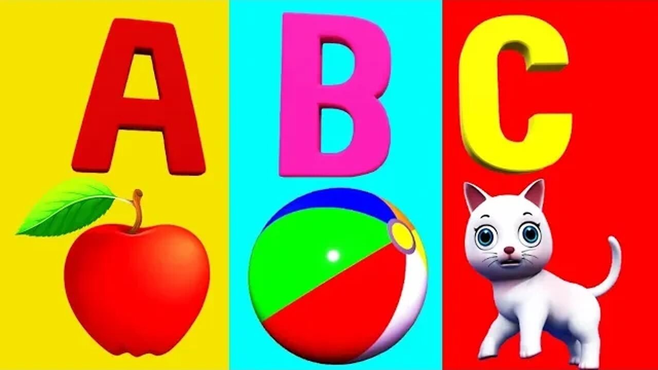 A For Apple B For Ball Iabcd Song IAbcd Rhymes IAbc Song Nursery Rhymes IHappy Bachpan।Anisha tv83।