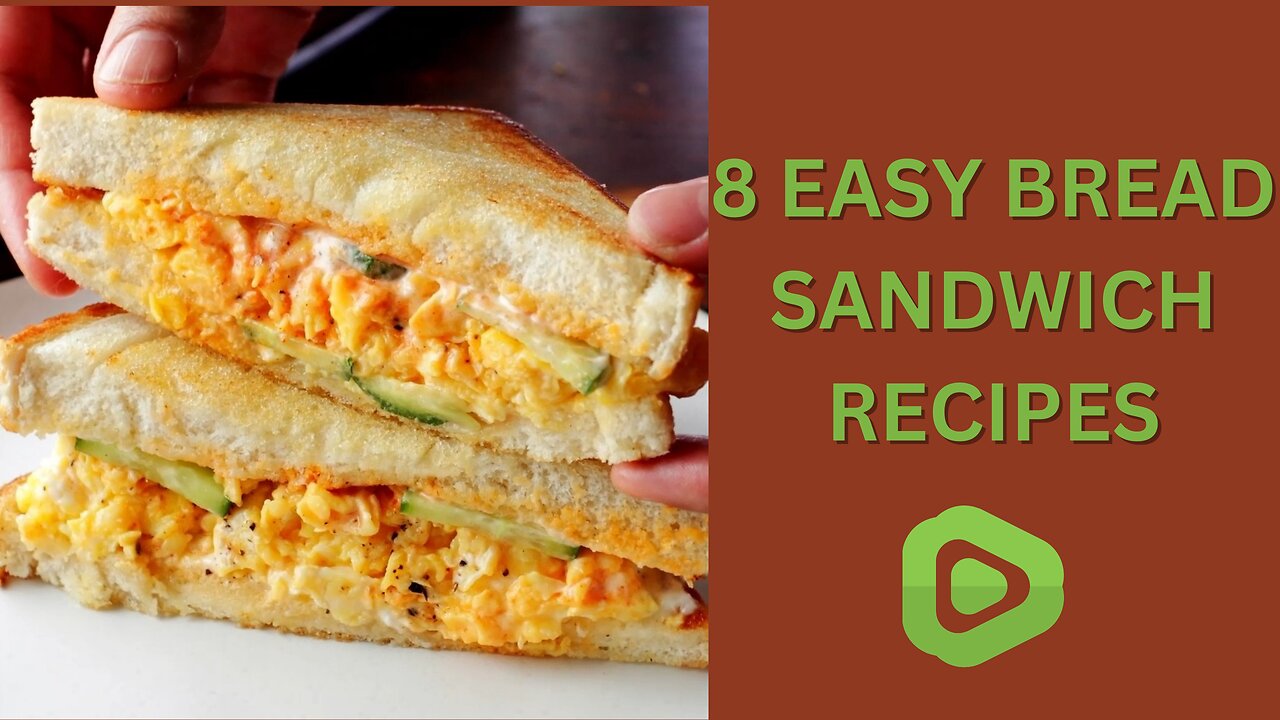 8 Easy Bread Bread Sandwich Recipes