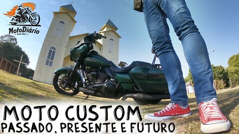 ROLÊ até a IGREJA da SERRINHA. Moto CUSTOM: Passado, Presente e FUTURO.