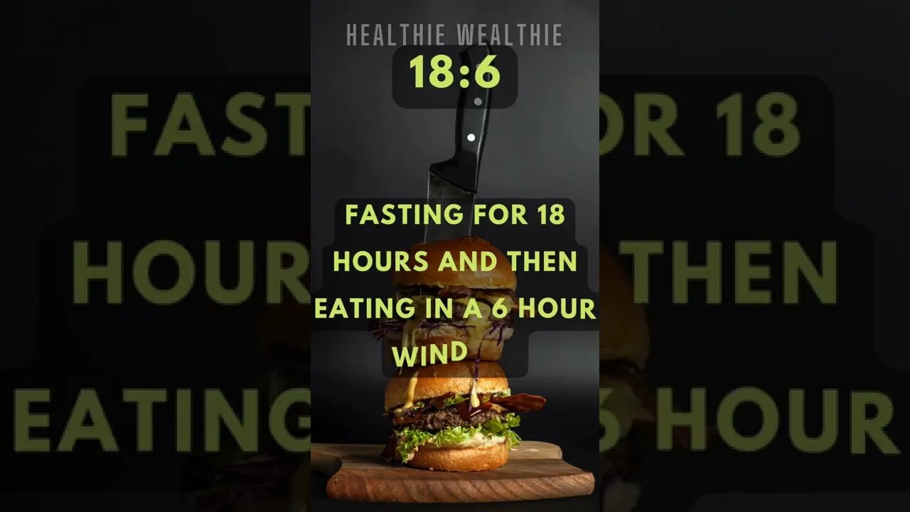 Most Common Fasting Schedules for Better Health || Healthie Wealthie || #shorts || #health