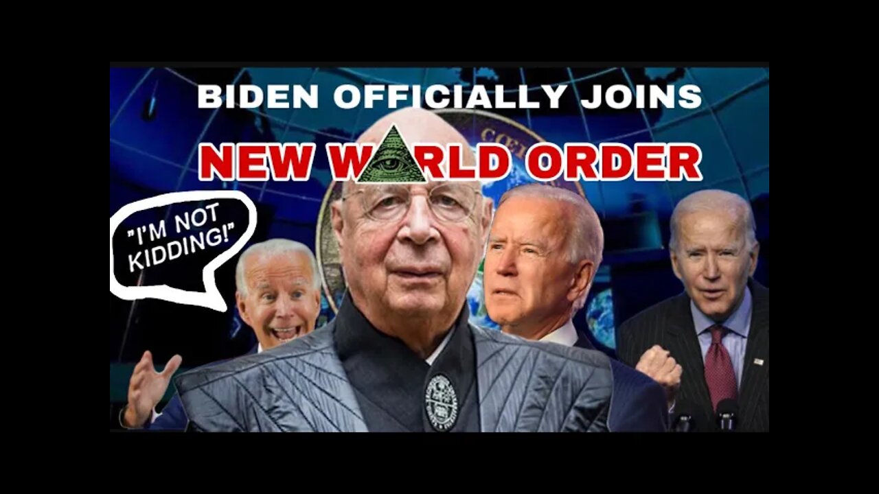 Biden Embraces The New World Order