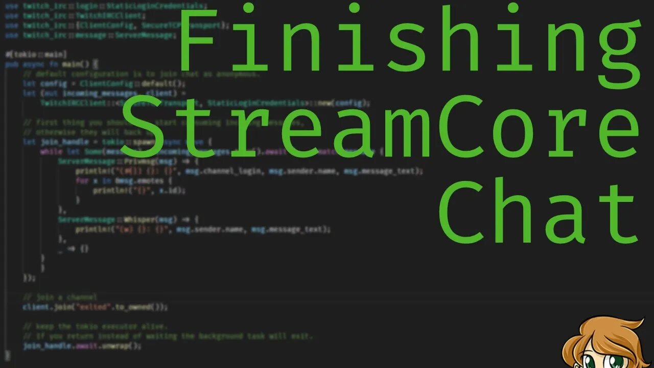 Finishing StreamCore Chat UI