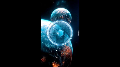 FUTURISTIC planet projection