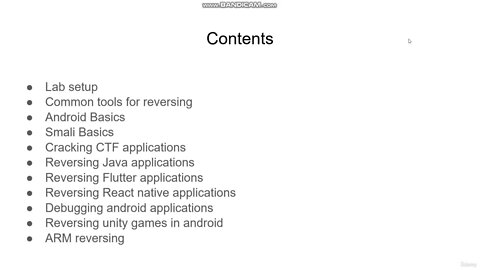 FULL FREE COURSE Android Reverse Engineering