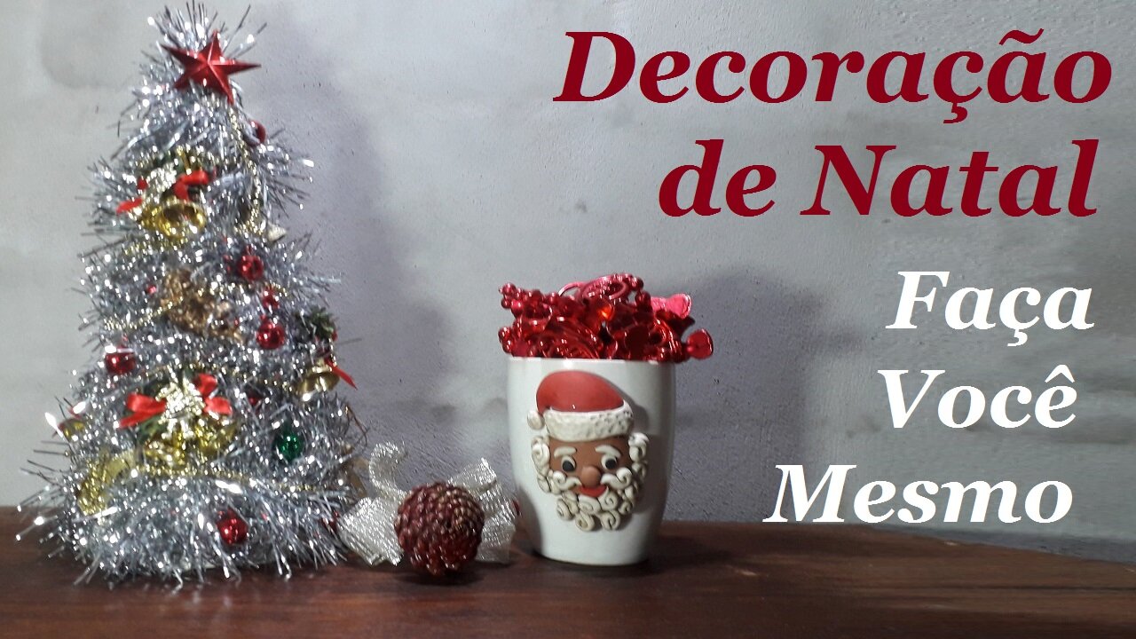 DIY - 2 IDEIAS DE DECORAÇÃO PARA O NATAL - FAÇA VOCÊ MESMO - @lucibuzo