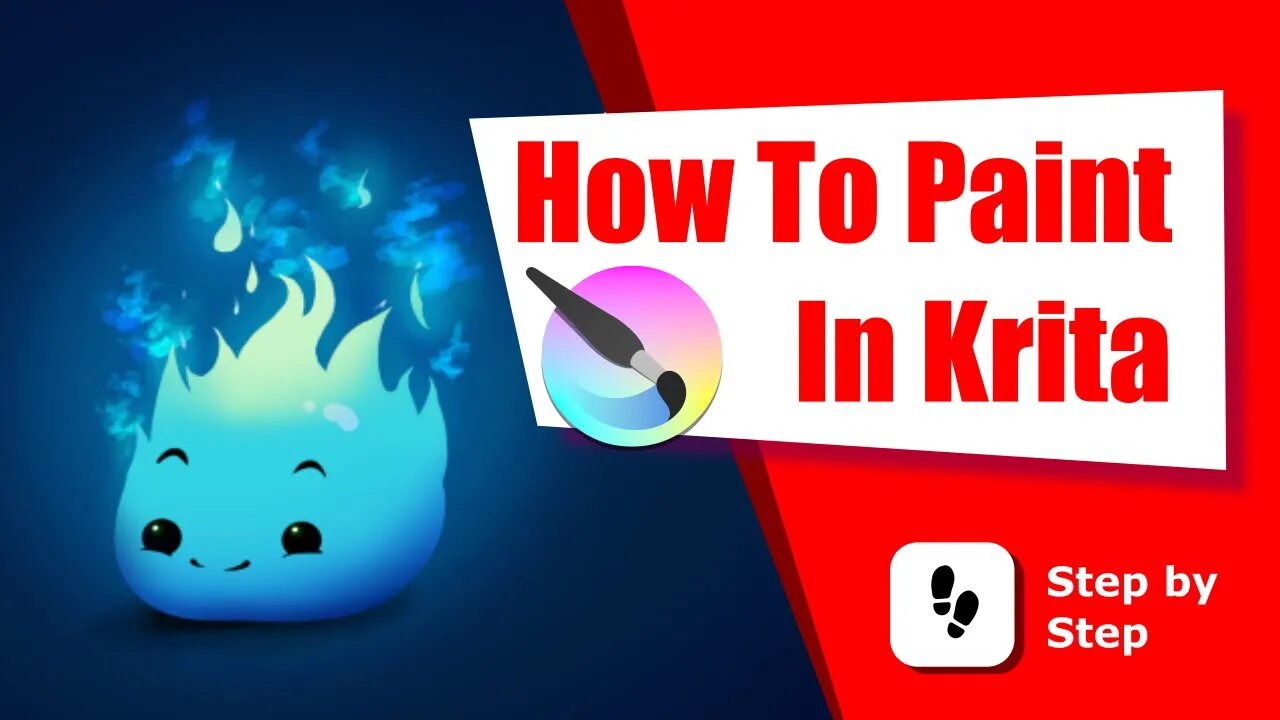 How to Paint Cute Lil Monsters in Krita - Step by Step