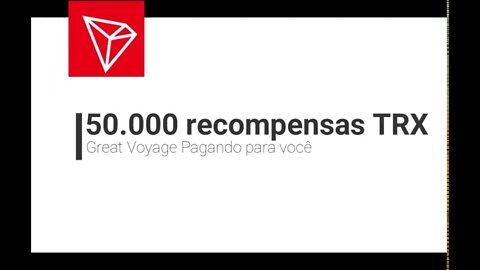 Finalizado - Airdrop - Telegram - Voyage: 50,000 TRON