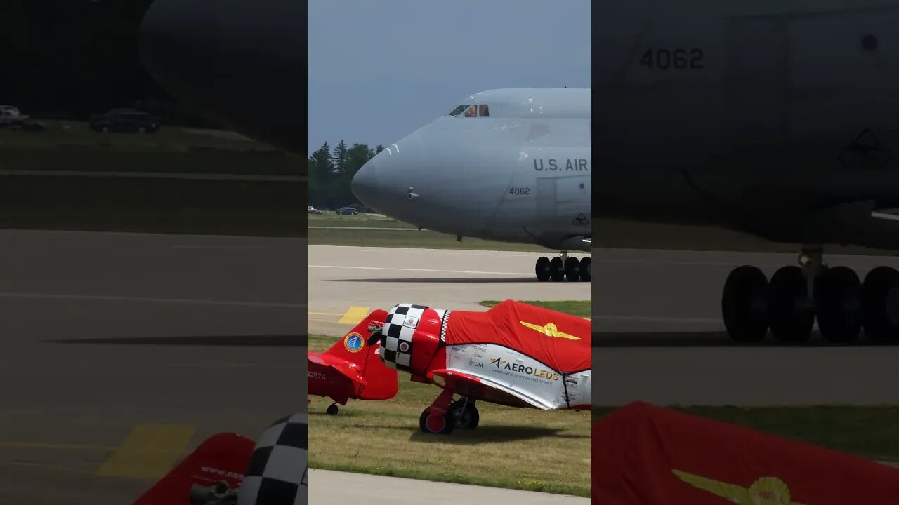 C5 Galaxy Lands at #Oshkosh 2023