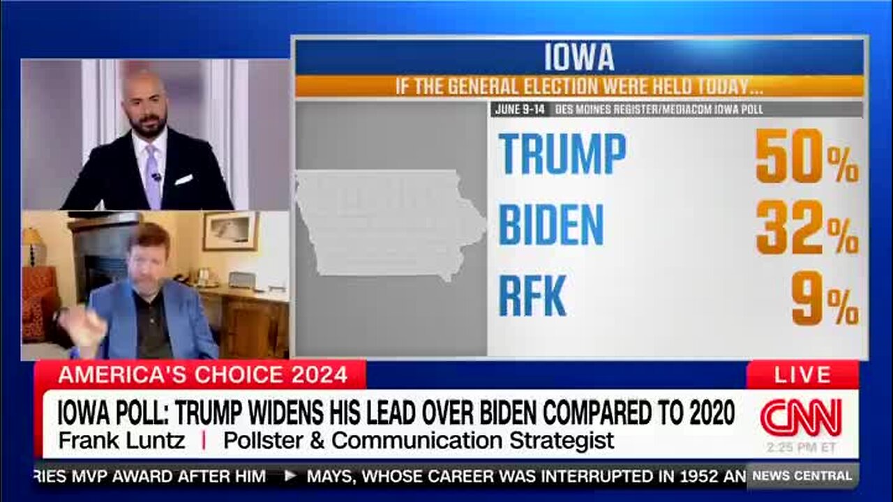 ‘Oh My God’: Frank Luntz Impressed Trump ‘Making It Close’ Race in ‘Reliable’ Dem State After Conviction