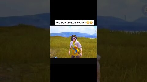 VICTOR GOLDY PRANK😂🤣 | PUBG MOBILE #short #shorts #bgmihighlights #victorfunnyvideo