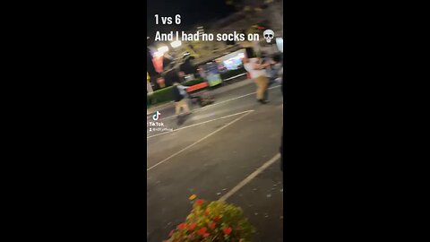 Street fight with no socks