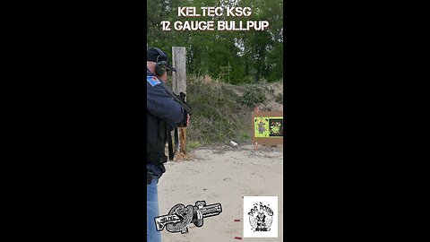 KELTEC KSG 12 GAUGE SHOTGUN SHORT! #shooting #shorts #shotgun #homedefense #keltec #sigsauer #12ga