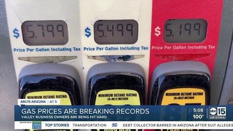 Food truck owners struggle at the pump, while we hit another record